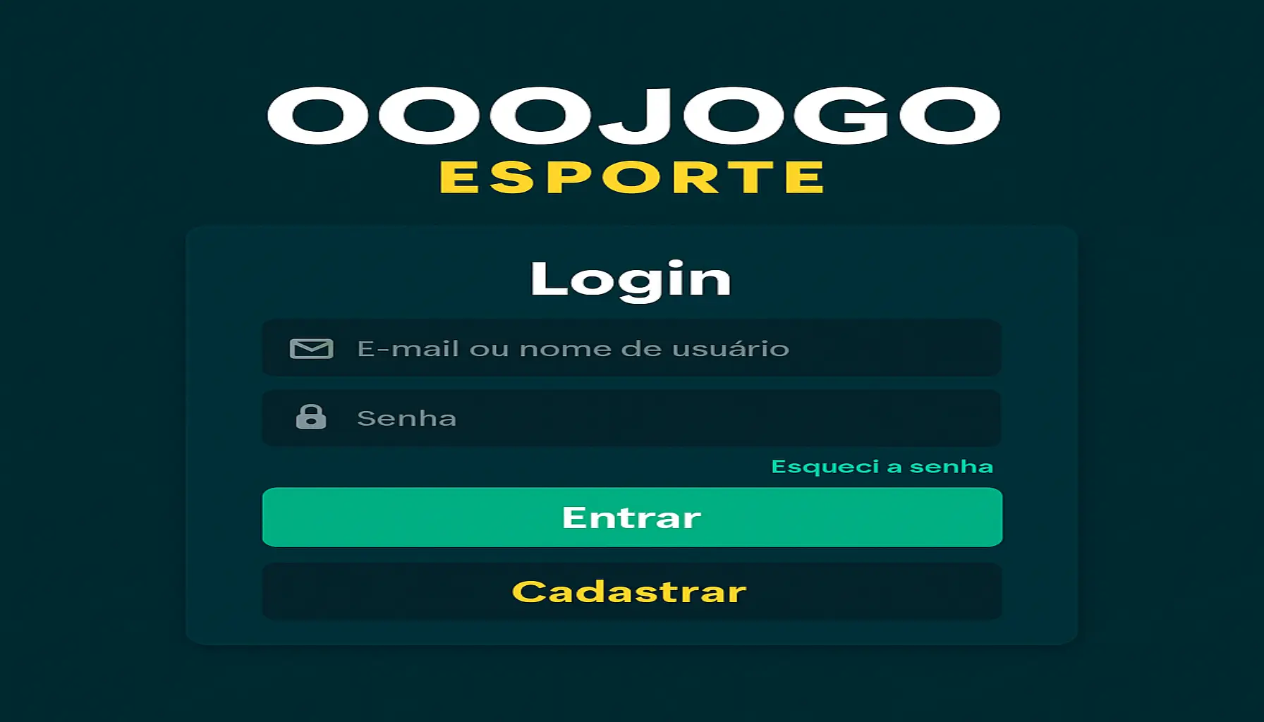 Login no Cassino OOOJOGO